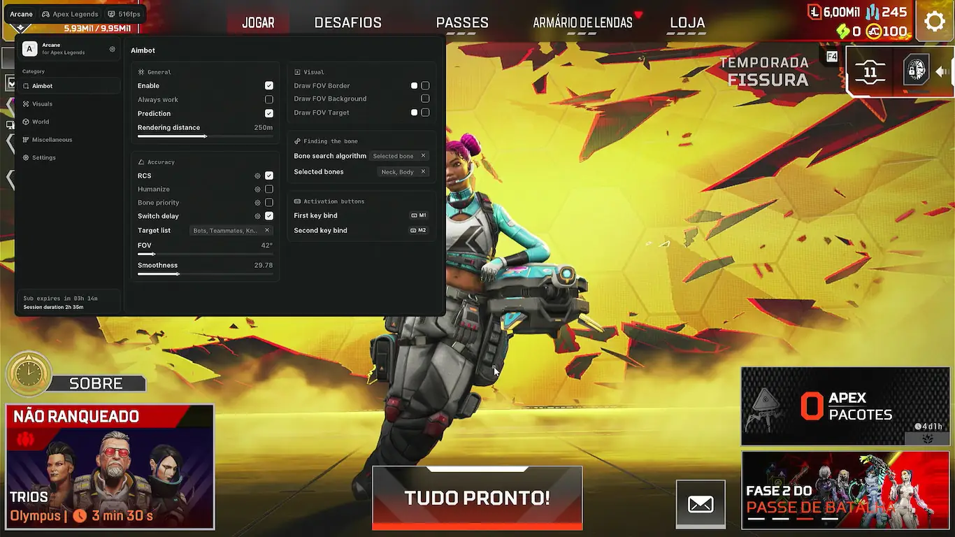 Screenshot 23 do cheat Apex Legends Arcane